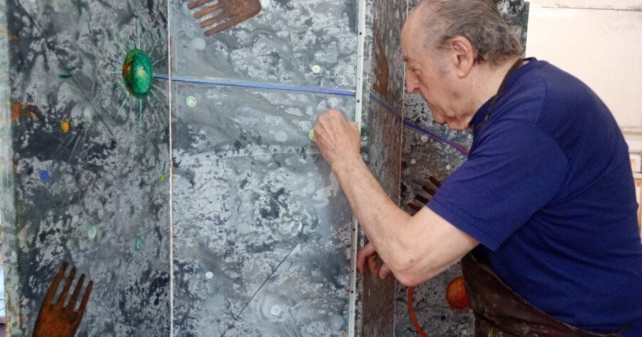 Raúl Conti, el artista argentino que pintó la Corrientes de los 60 y la Nueva York profunda de este siglo, expone en Bellas Artes