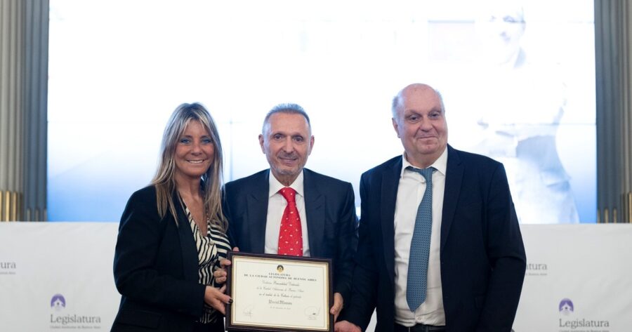 Daniel Maman fue distinguido como Personalidad Destacada de la Cultura por la Legislatura porteña